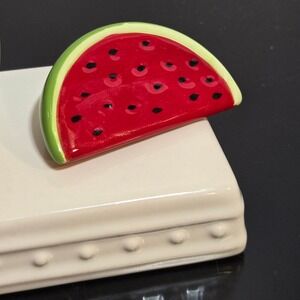 Nora Fleming Mini Watermelon Spice NF initials embossed Charm More Available